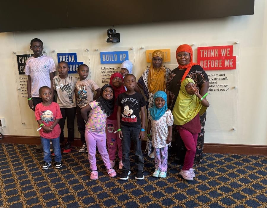 Youth sports event and community celebration